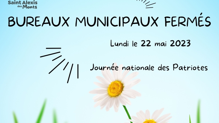 Bureaux municipaux fermés