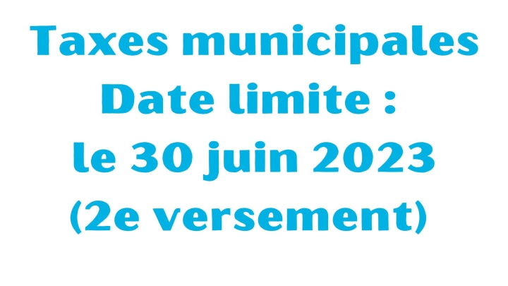 Taxes municipales