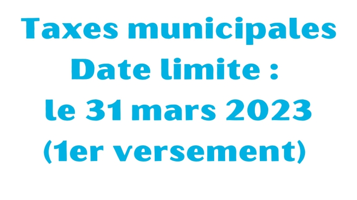 Taxes municipales