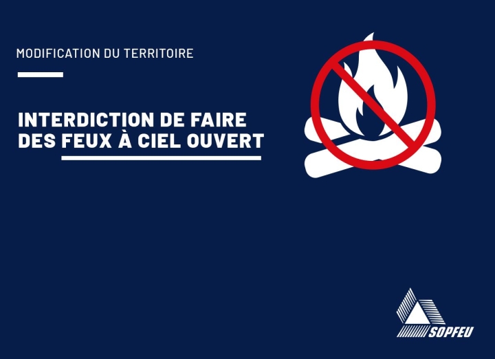 DANGER D'INCENDIE EXTRÊME DANS PLUSIEURS RÉGIONS DU QUÉBEC 