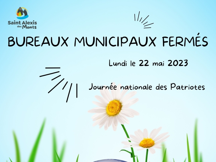 Bureaux municipaux fermés