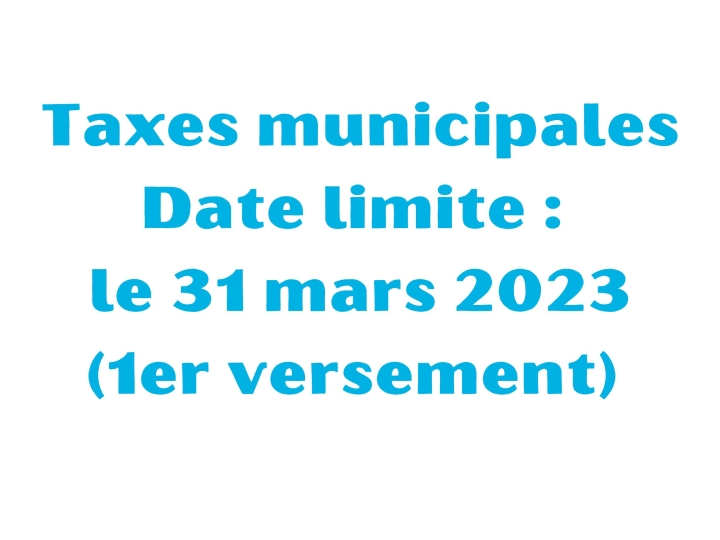 Taxes municipales